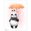 Dekorációs tábla gyerekszobába - PANDA