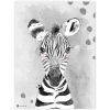Dekorációs táblák gyerekeknek - Színes zebra
