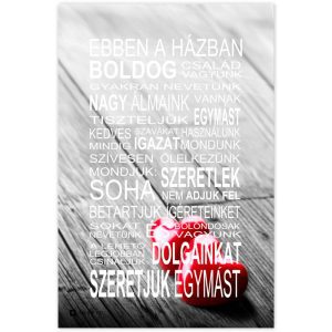 Faldekoráció - Otthon...