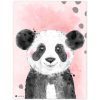 Falikép - Színes panda