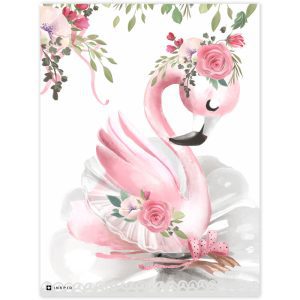 Faliképek gyerekszobába - Flamingó