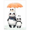 Gyerekszoba dekoráció - Két panda maci