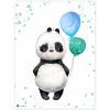 Kép - Panda maci lufival