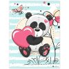 Képek - Panda maci szívecskével