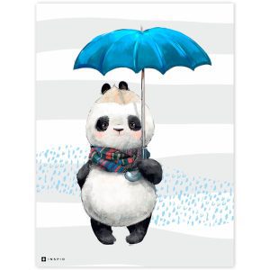 Képek babaszobába - Panda maci esernyővel