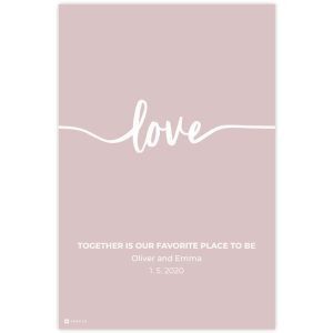 LOVE falikép