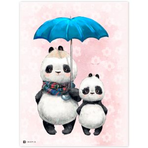 Panda macik gyerekszobába - Faliképek