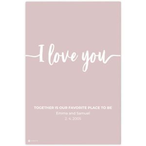 Stílusos I LOVE YOU falikép