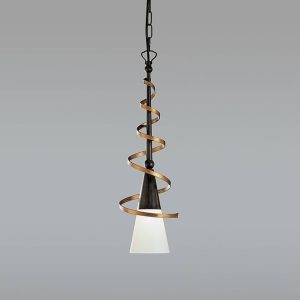 BONITO függő lámpa antik rozsda 50 cm