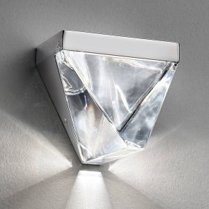 Fabbian Tripla - kristály LED fali lámpa