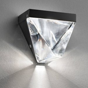 Fabbian Tripla - kristály LED falilámpa