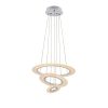 Lindby Amisu LED függő lámpa három gyűrűvel
