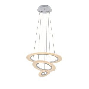 Lindby Amisu LED függő lámpa három gyűrűvel