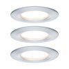 Paulmann Nova Coin LED-spot 3 db ker. szab. alu