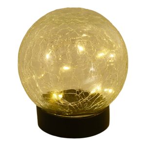 5248203 LED napelemes deko lámpa üvegből