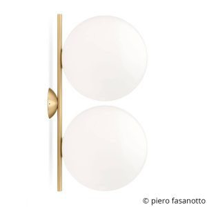 FLOS IC C/W2 Kettős fali lámpacső Ø 30 cm