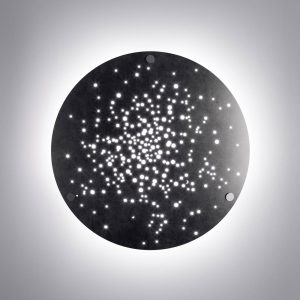 Fabbian Lens LED fali lámpa Ø 60 cm bronzozott