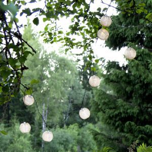 Festival LED napelemes lámpa