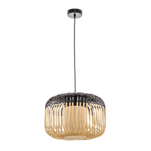 Forestier Bamboo Light S függő lámpa 35 cm fekete