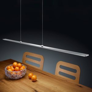 Helestra Lexx LED függő lámpa matt nikkel EasyLift