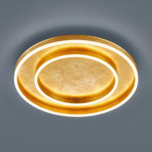 Helestra Sona LED dimm. menny. lámpa Ø60cm arany