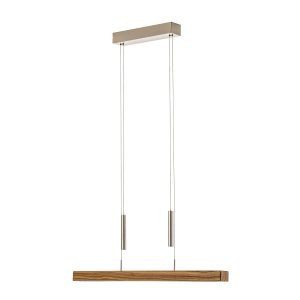 HerzBlut Leonora függő lámpa fel&le 85 cm dió