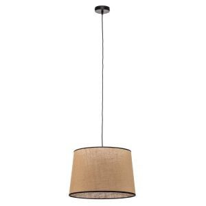 Jute&black függő lámpa