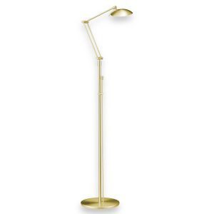 LED állólámpa Curl rézmatt