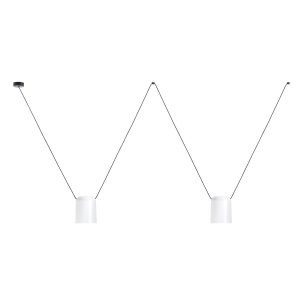 LEDS-C4 Attic Double henger Ø 15 cm fehér