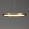 LEDS-C4 Saturn LED függő l. sárgaréz selyemf Ø60cm