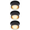 Paulmann Gil LED telep. fek. matt/arany 3 db-os