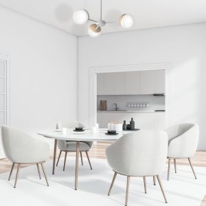3 izzós üveg/fa távtartó