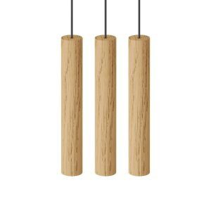 UMAGE Chimes Cluster 3 függő lámpa tölgy világos