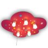mennyezeti lámpa Kis felhő virágmintával