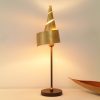 Arany asztali lámpa VARÁZSKALAP fém ernyővel