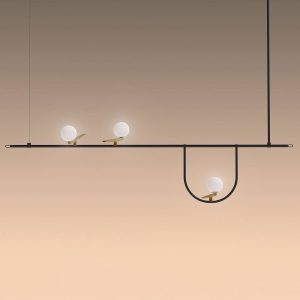 Artemide Yanzi 1 LED függőlámpa 3-izzós push dim