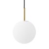 Audo TR Bulb LED lógó lámpa 1 izzó sárgaréz/opál