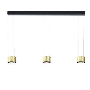BANKAMP Luce elevata Impulse 3 égő aranylap/fekete