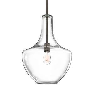 Bronz antik foglalat - középső függő lámpa Everly