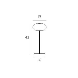 Ø 19 cm fehér fényes