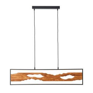 Chaumont LED függő lámpa fából