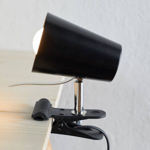 Clampspots modern fekete csíptetős lámpa