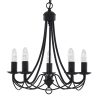 Csillár Maypole matt-fekete