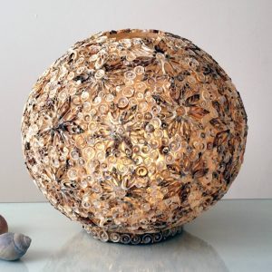 Dekoratív asztali lámpa MUSCHELBALL