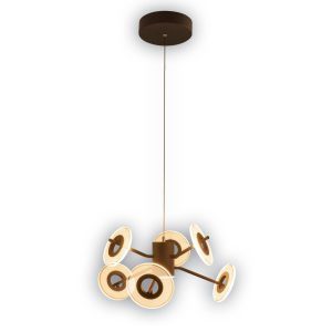 Discus LED függő lámpa fekete
