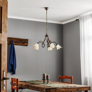 5 izzós krémfehér/bronz