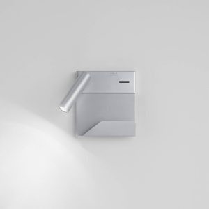 Egger Rona LED fali lámpa USB porttal és polccal
