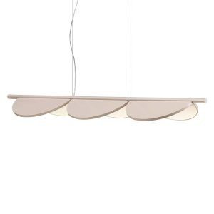 FLOS Almendra Linear LED függő 3 égő rózsasz.