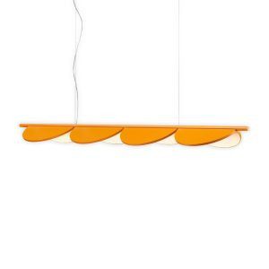 FLOS Almendra Linear LED függő 4 égő okkersárga