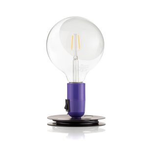FLOS Lampadina LED asztali lámpa lila
